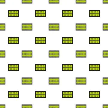 Repeating audio equalizer bars forming a sound wave pattern Stock Illustration
