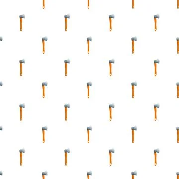 Repeating axe pattern creating a simple background design Illustrazione stock