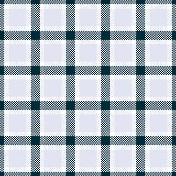 Repeating background pattern vector, packaging seamless fabric tartan. 1950.. Stock Illustration