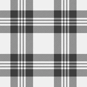 Repeating background plaid vector, coat seamless check tartan. Creative pat.. Illustrazione stock