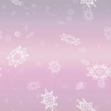 Repeating   background with snowflake Stock Illustration