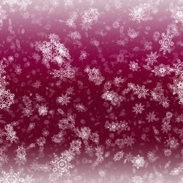 Repeating   background with snowflake Stock Illustration