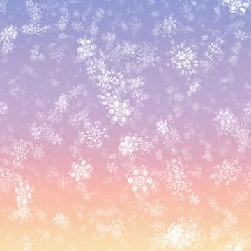 Repeating   background with snowflake Stock Illustration