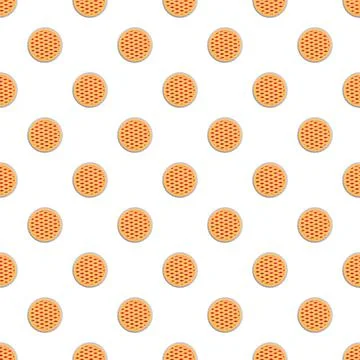 Repeating baked berry pie dessert pastry pattern Illustrazione stock