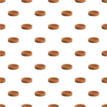 Repeating bamboo steamer pattern creating a background Stock Illustration