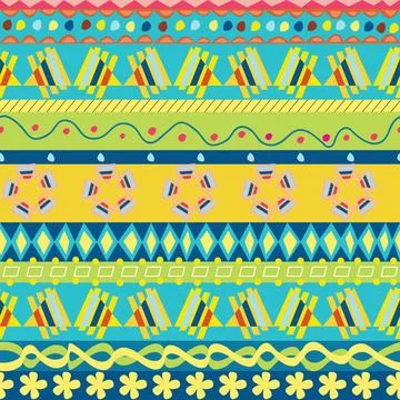 Repeating bandana pattern Stock Illustration