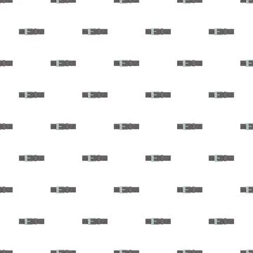 Repeating belt buckle pattern seamless background design Stock Illustration