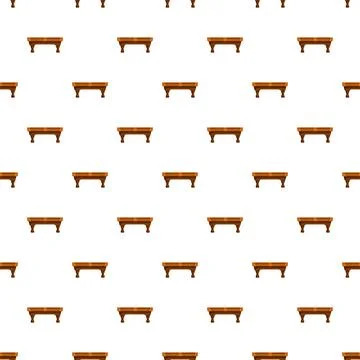 Repeating billiard pool tables seamless pattern background Illustrazione stock