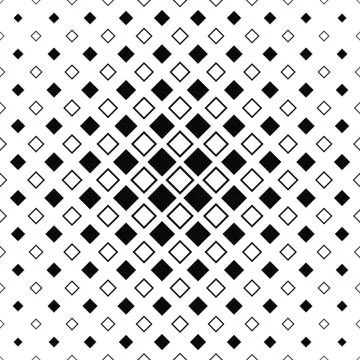 Repeating black and white square pattern Ilustração Stock