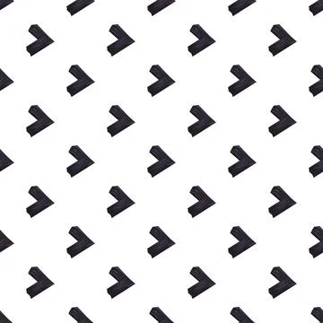 Repeating black corner shapes creating a directional pattern Stock Illustration