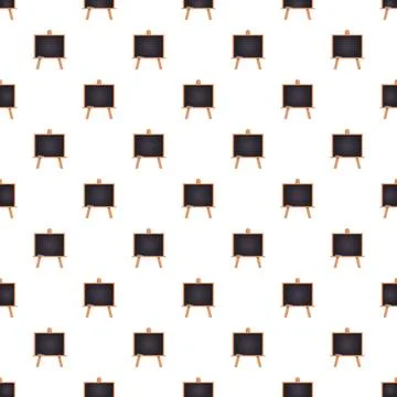 Repeating blackboard pattern creating education teaching background Stock Illustration