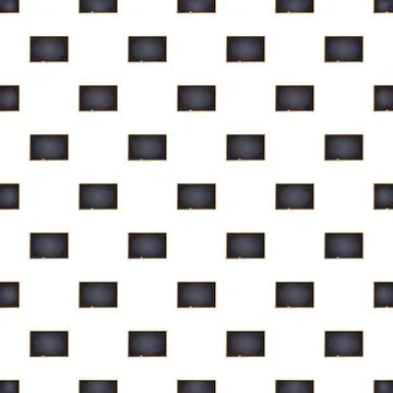 Repeating blackboard seamless pattern for school education Stock Illustration