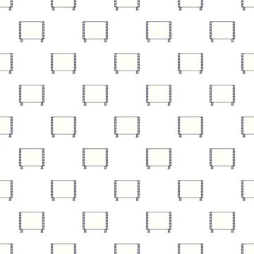 Repeating blank billboard pattern creating advertising background Stock Illustration