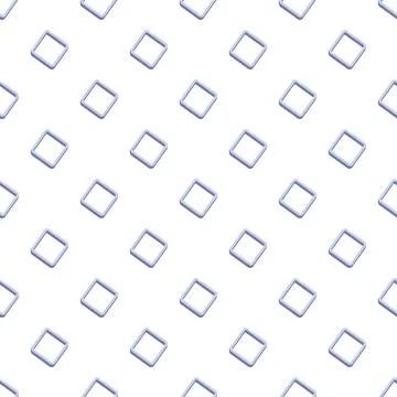 Repeating blue geometric outlined squares seamless background Stock Illustration