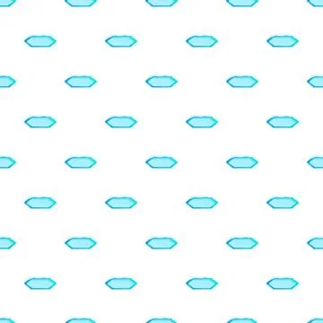 Repeating blue ice crystal shapes pattern Stockillustratie