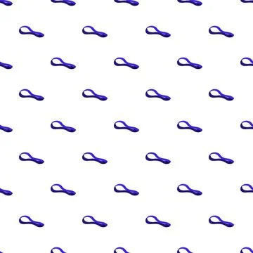 Repeating blue mobius loop infinity symbol pattern Stock Illustration