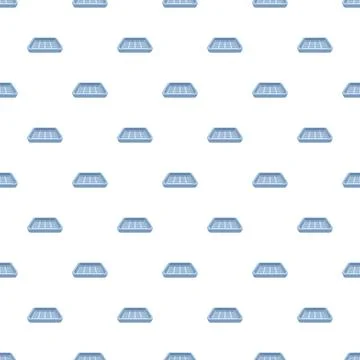 Repeating blue plastic rectangular trays forming a pattern 스톡 일러스트