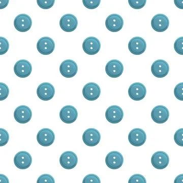 Repeating blue round buttons forming seamless pattern Stock Illustration