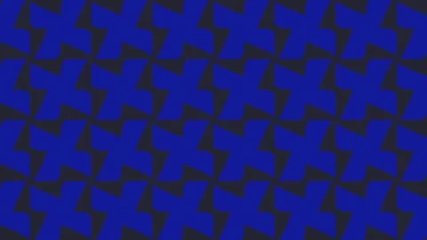 Repeating Blue Star Shapes on Dark Background Pattern Stock Footage 323537988