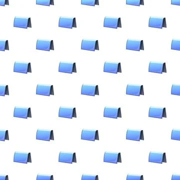 Repeating blue table sign icon pattern background イラスト素材