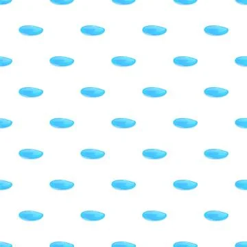 Repeating blue water drops seamless pattern background イラスト素材