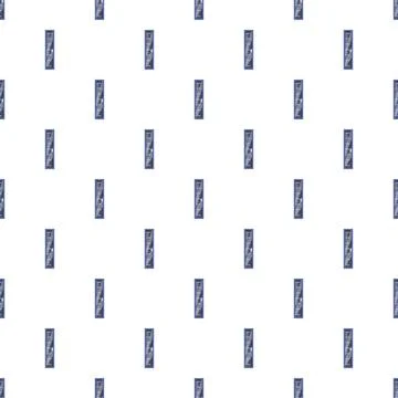 Repeating blue window frame pattern on white Stock Illustration