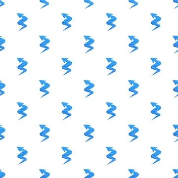 Repeating blue zigzag arrow pattern seamless background イラスト素材