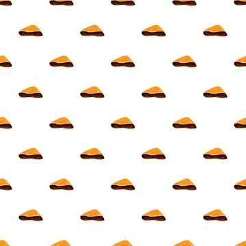 Repeating blueberry pie slices creating a food pattern Stock Illustration