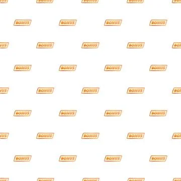 Repeating bonus word pattern creating abstract background Illustrazione stock