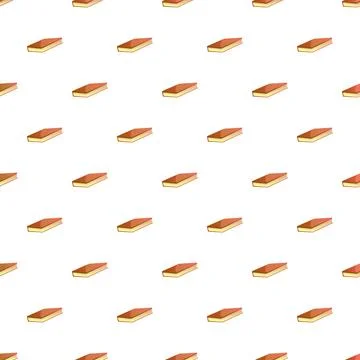 Repeating books creating academic knowledge pattern background Illustrazione stock
