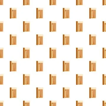 Repeating books pattern creating educational background texture Stock Illustration