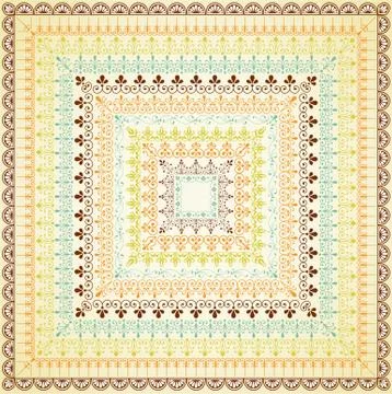 Repeating Borders Set Stock Illustration