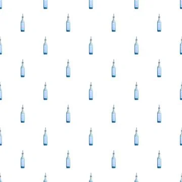 Repeating bottle pattern creating a simple background design Illustrazione stock