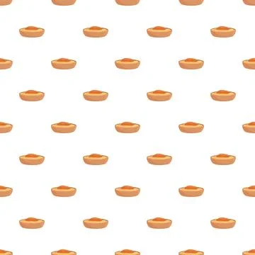 Repeating bowls of wasabi pattern background Stock Illustration
