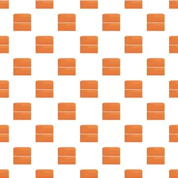 Repeating brick pattern creating a seamless background Illustrazione stock