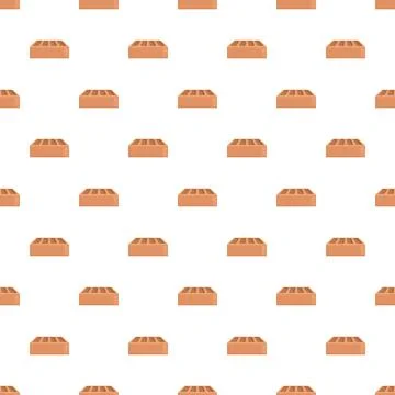 Repeating brick pattern forming construction material backdrop 스톡 일러스트