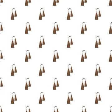 Repeating brown abstract modern lamp pattern イラスト素材
