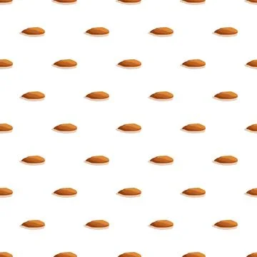 Repeating brown abstract shapes creating seamless pattern Stock Illustration