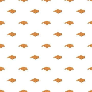 Repeating brown fabric pieces seamless pattern background 스톡 일러스트