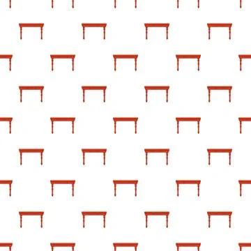 Repeating brown wooden table pattern on white background Illustrazione stock