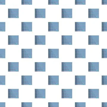 Repeating building elements creating seamless architectural pattern 스톡 일러스트
