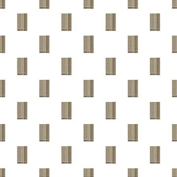 Repeating building facade pattern forming city background Stockillustratie