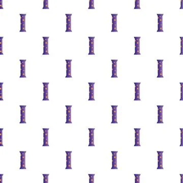 Repeating candy bars creating a sweet seamless pattern Stock Illustration