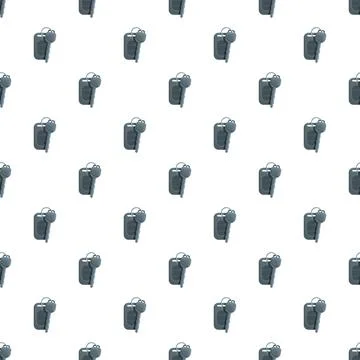 Repeating car remote key fob safety pattern Stock Illustration