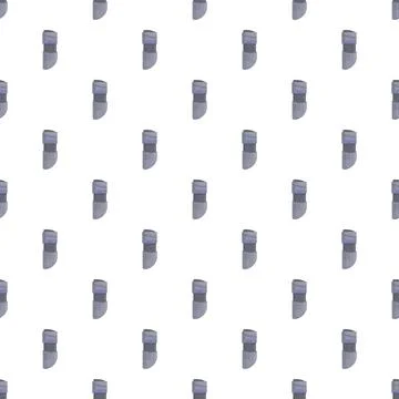 Repeating carton elements forming seamless pattern background Stock Illustration