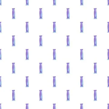 Repeating cartoon candy wrapper pattern on white Stock Illustration