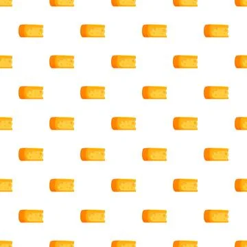 Repeating cartoon cheese blocks creating seamless pattern Stockillustratie