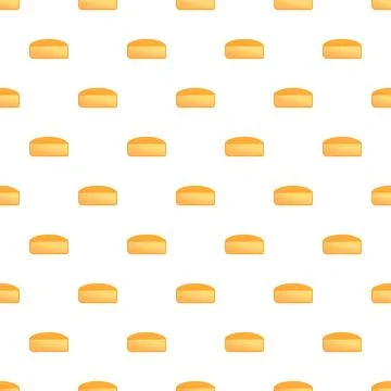 Repeating cartoon cheese slices creating seamless pattern background 库存插图