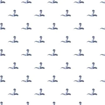 Repeating cartoon cobra snake creating seamless pattern Stock Illustration
