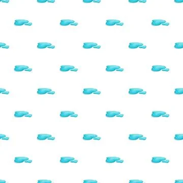 Repeating cartoon puddles creating a seamless background pattern Stock Illustration